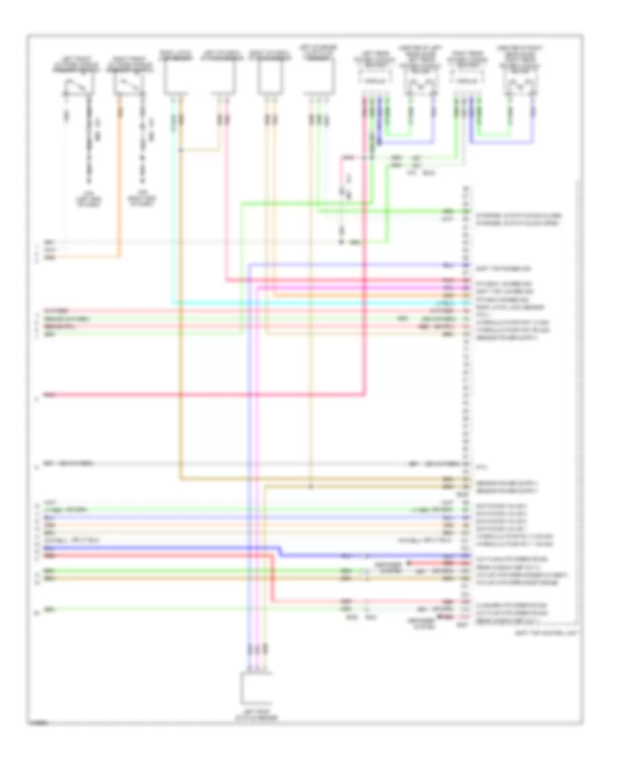 Power Top Sunroof Wiring Diagram Convertible 4 of 4 for Nissan Murano LE 2012