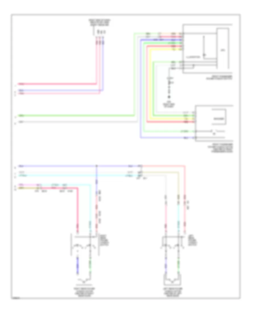 Power Windows Wiring Diagram Except Convertible 2 of 2 for Nissan Murano LE 2012