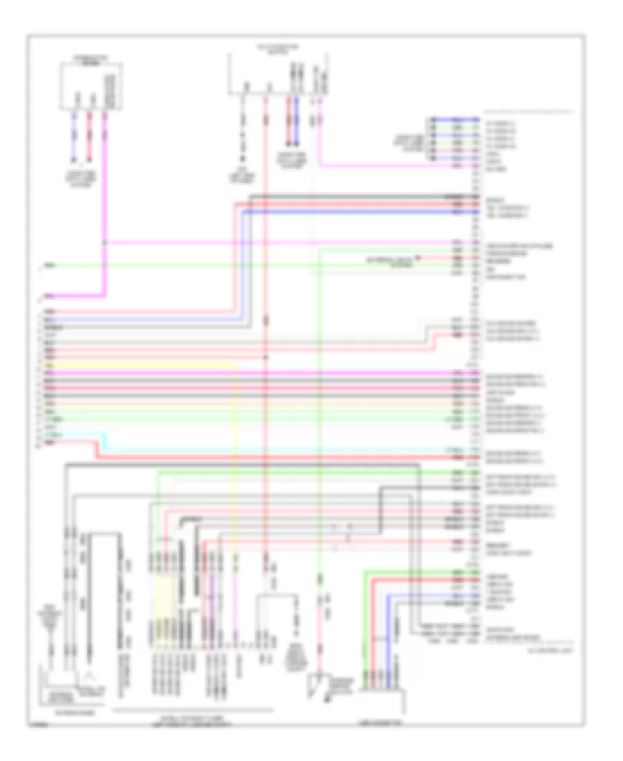 Bose Radio Wiring Diagram Convertible without Navigation 4 of 4 for Nissan Murano LE 2012