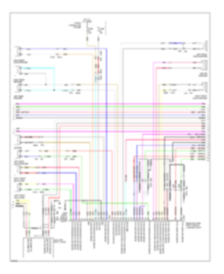 Bose Radio Wiring Diagram Except Convertible without Navigation 3 of 4 for Nissan Murano LE 2012