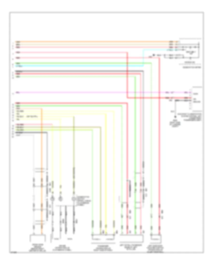 Supplemental Restraints Wiring Diagram Convertible 2 of 2 for Nissan Murano LE 2012