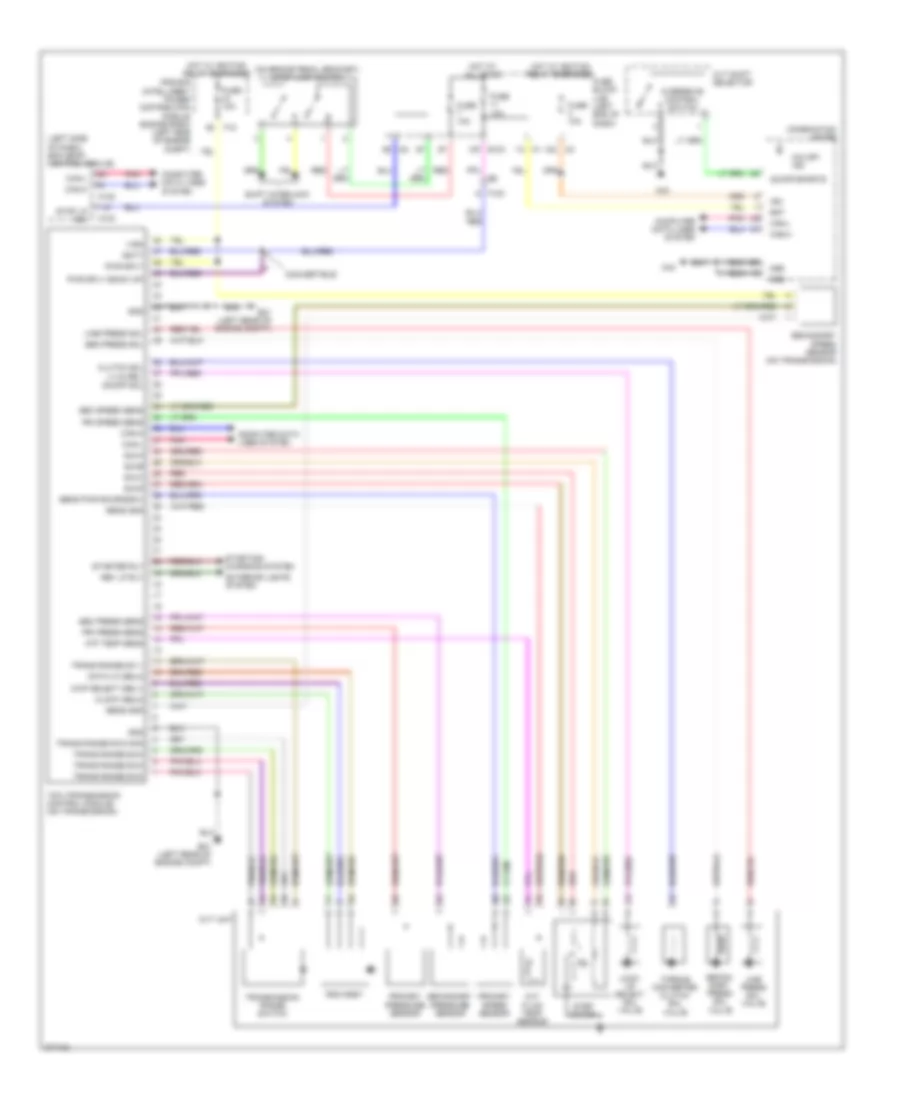 A T Wiring Diagram for Nissan Murano LE 2012