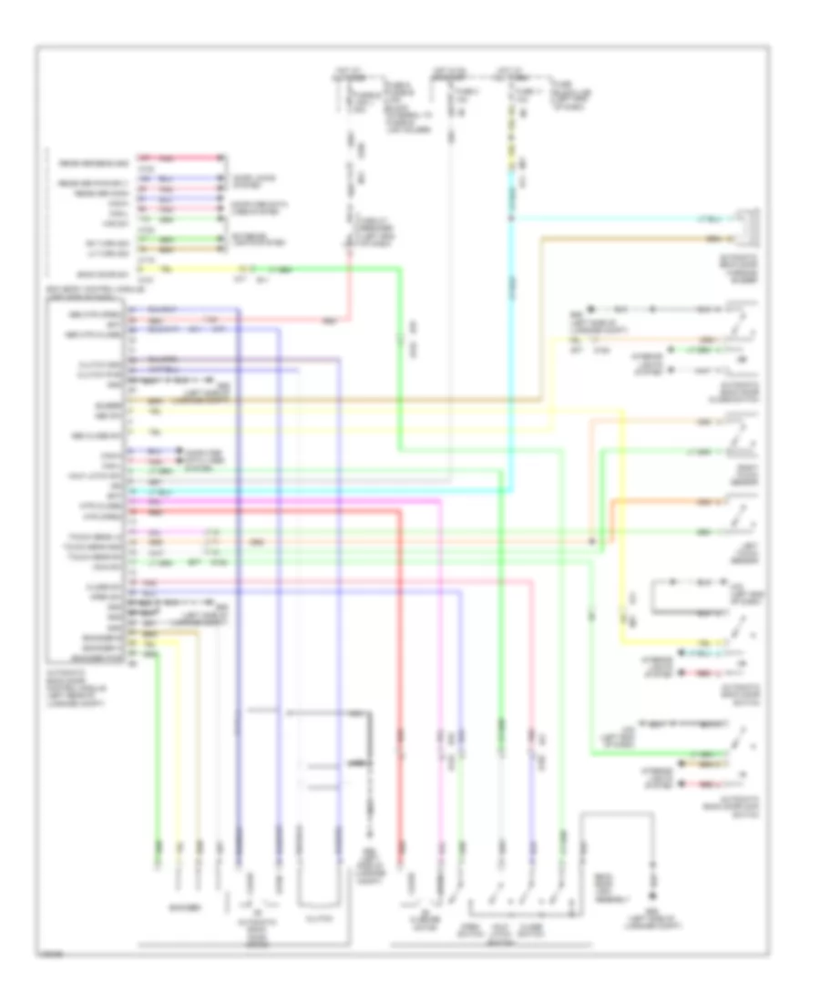 Back Door Wiring Diagram with Automatic Back Door System for Nissan Murano LE 2012
