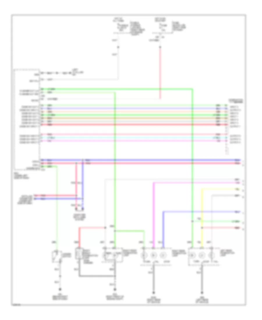 Exterior Lamps Wiring Diagram 1 of 2 for Nissan Xterra Off Road 2005