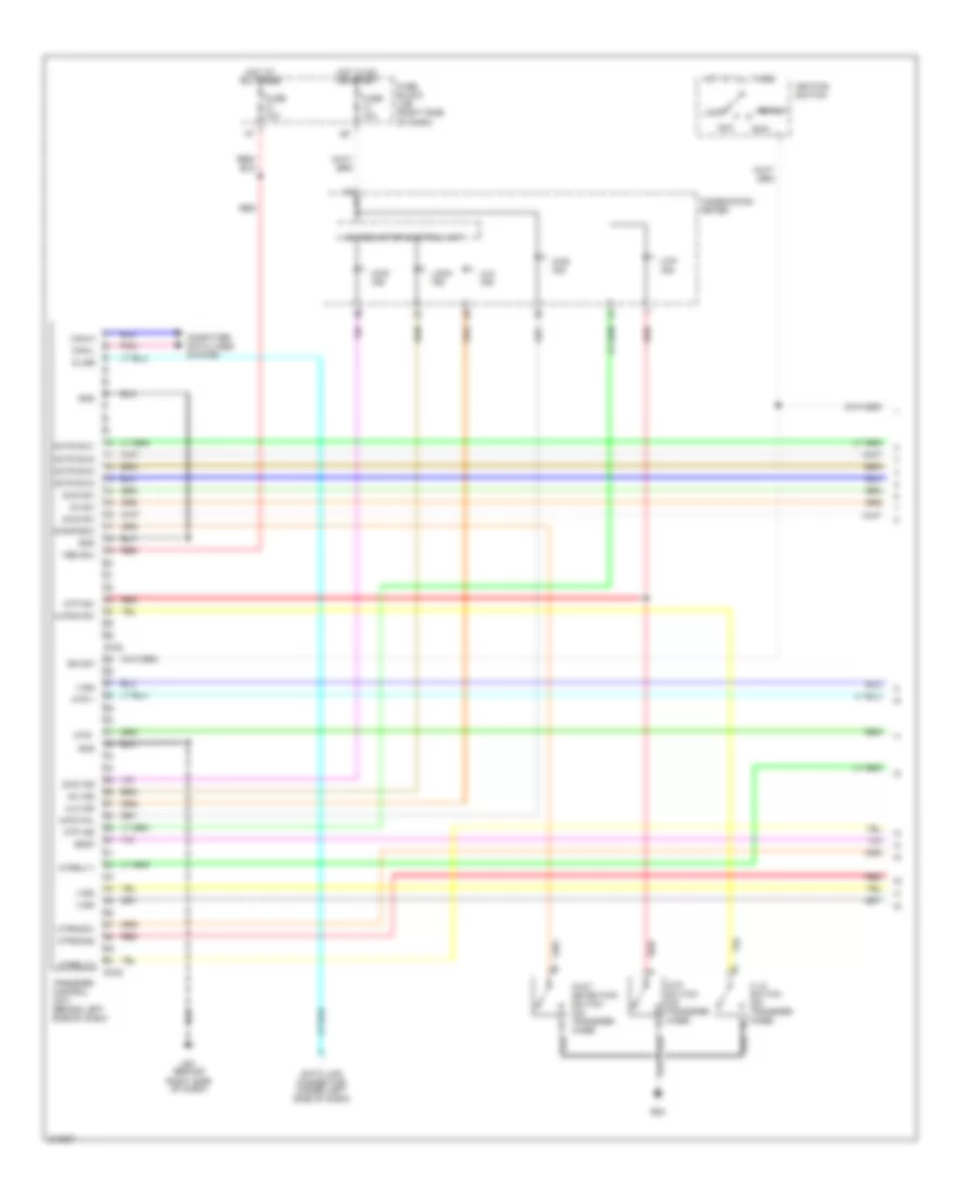 4WD Wiring Diagram A T 1 of 2 for Nissan Xterra Off Road 2005