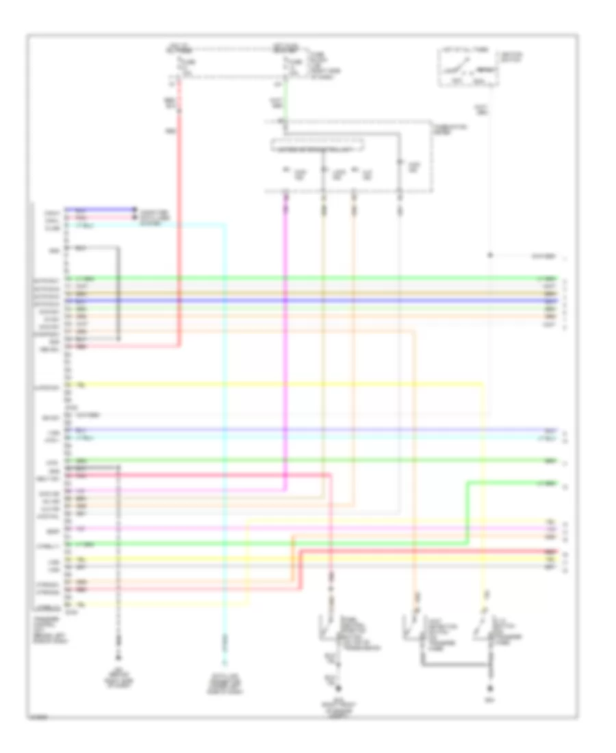 4WD Wiring Diagram M T 1 of 2 for Nissan Xterra Off Road 2005
