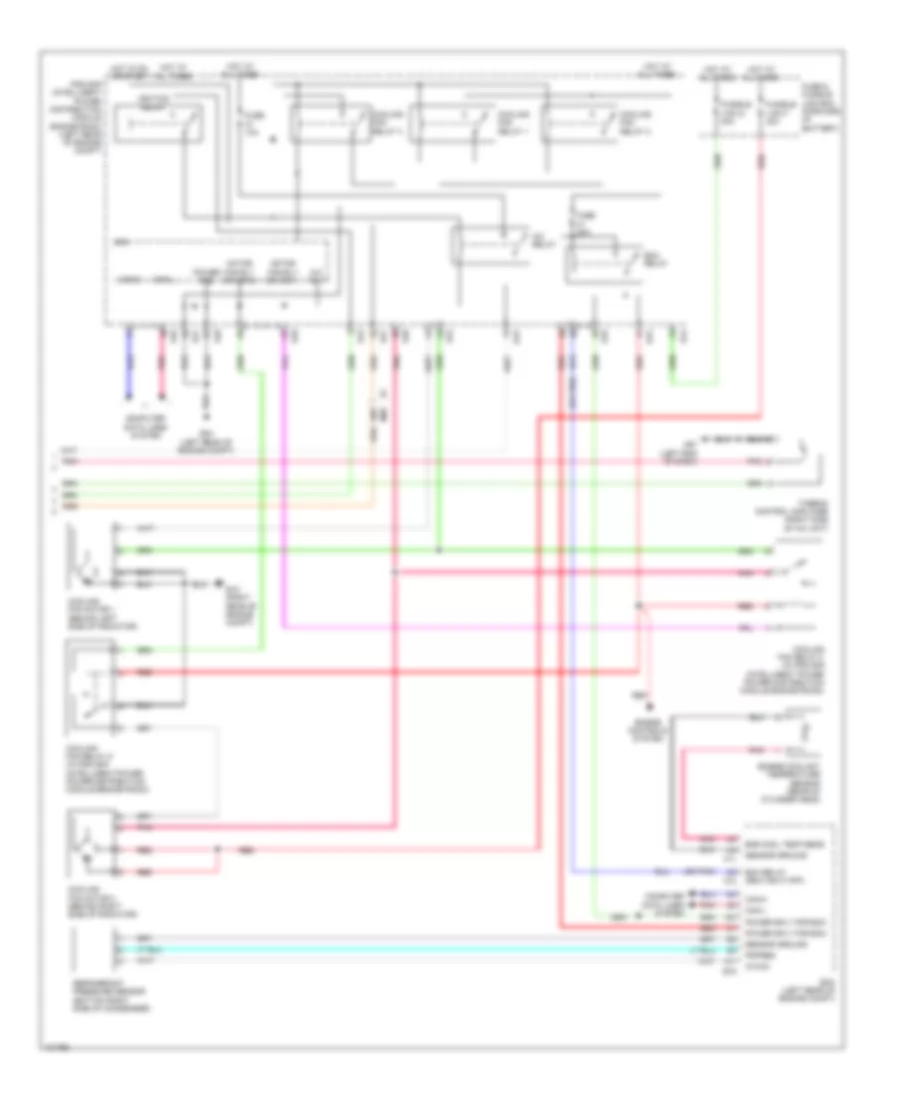 Manual A C Wiring Diagram 2 of 2 for Nissan NV200 S 2014