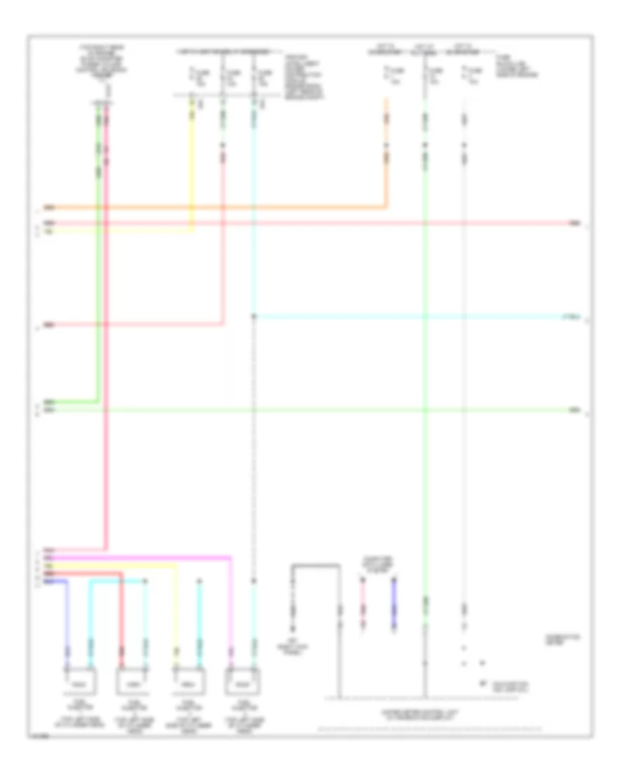 2.0L, Engine Performance Wiring Diagram (4 of 5) for Nissan NV200 S 2014