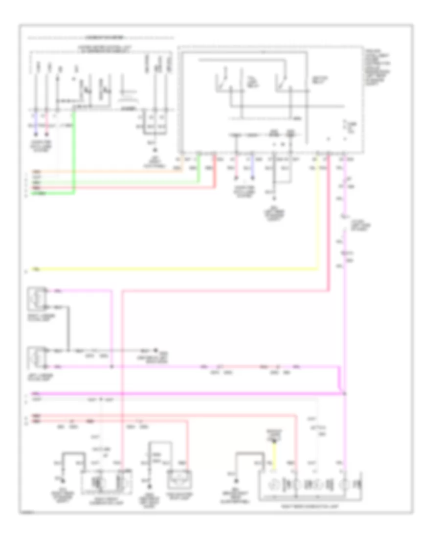 Exterior Lamps Wiring Diagram (2 of 2) for Nissan NV200 S 2014