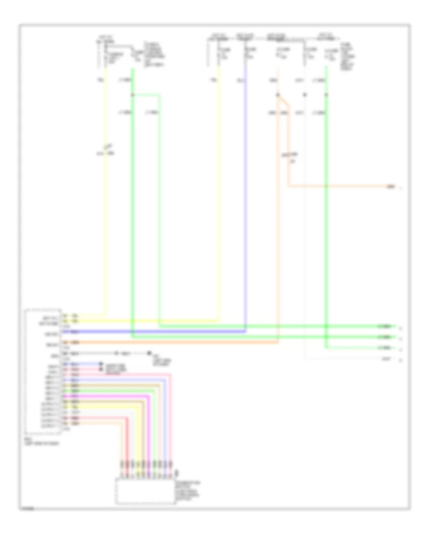 Headlights Wiring Diagram 1 of 2 for Nissan NV200 S 2014