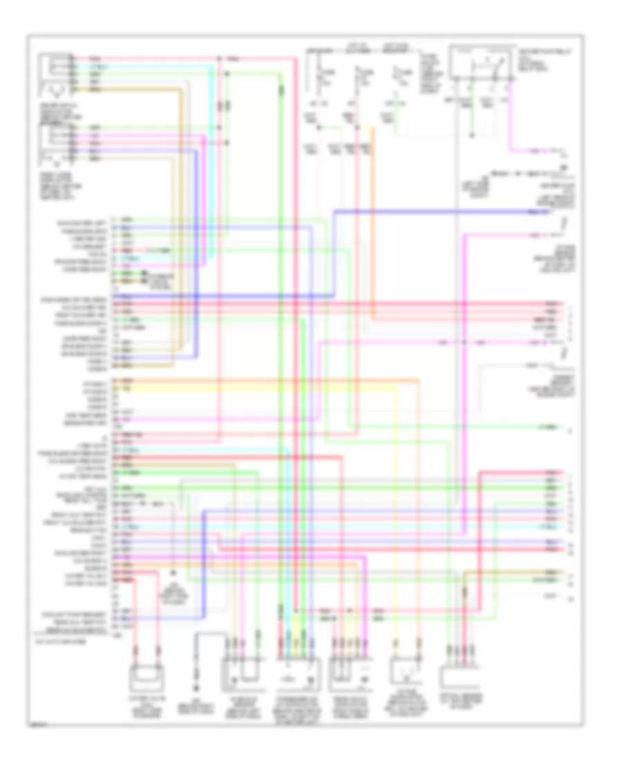Automatic A C Wiring Diagram 1 of 3 for Nissan Pathfinder SE Off Road 2008