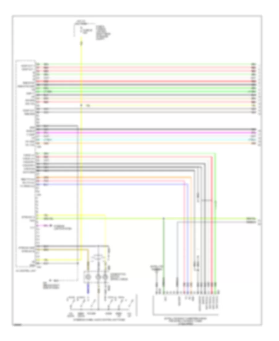 Bose Radio Wiring Diagram, without Navigation (1 of 4) for Nissan Pathfinder SE Off Road 2008