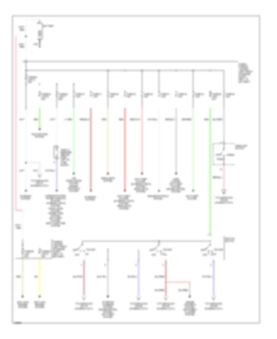 Power Distribution Wiring Diagram 1 of 3 for Nissan 200SX SE 1998