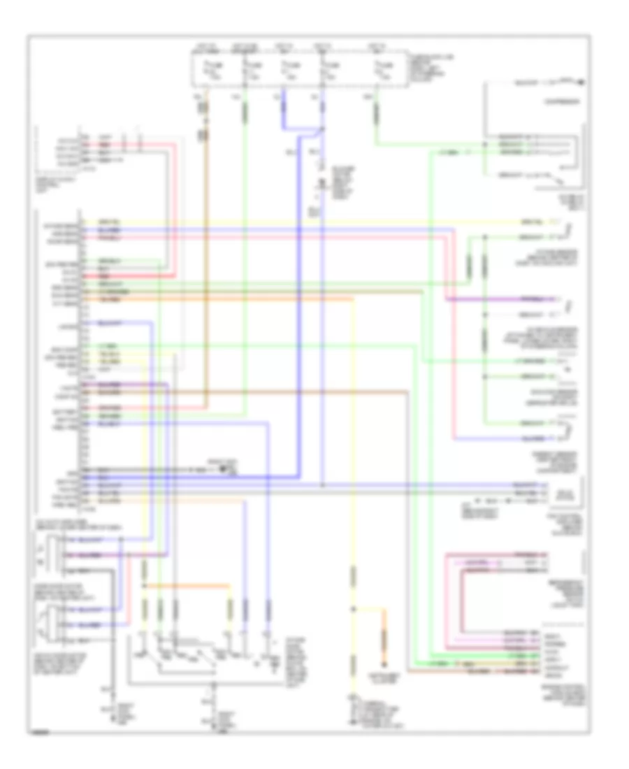 Automatic AC Wiring Diagram, with Navigation for Nissan Pathfinder SE 2002