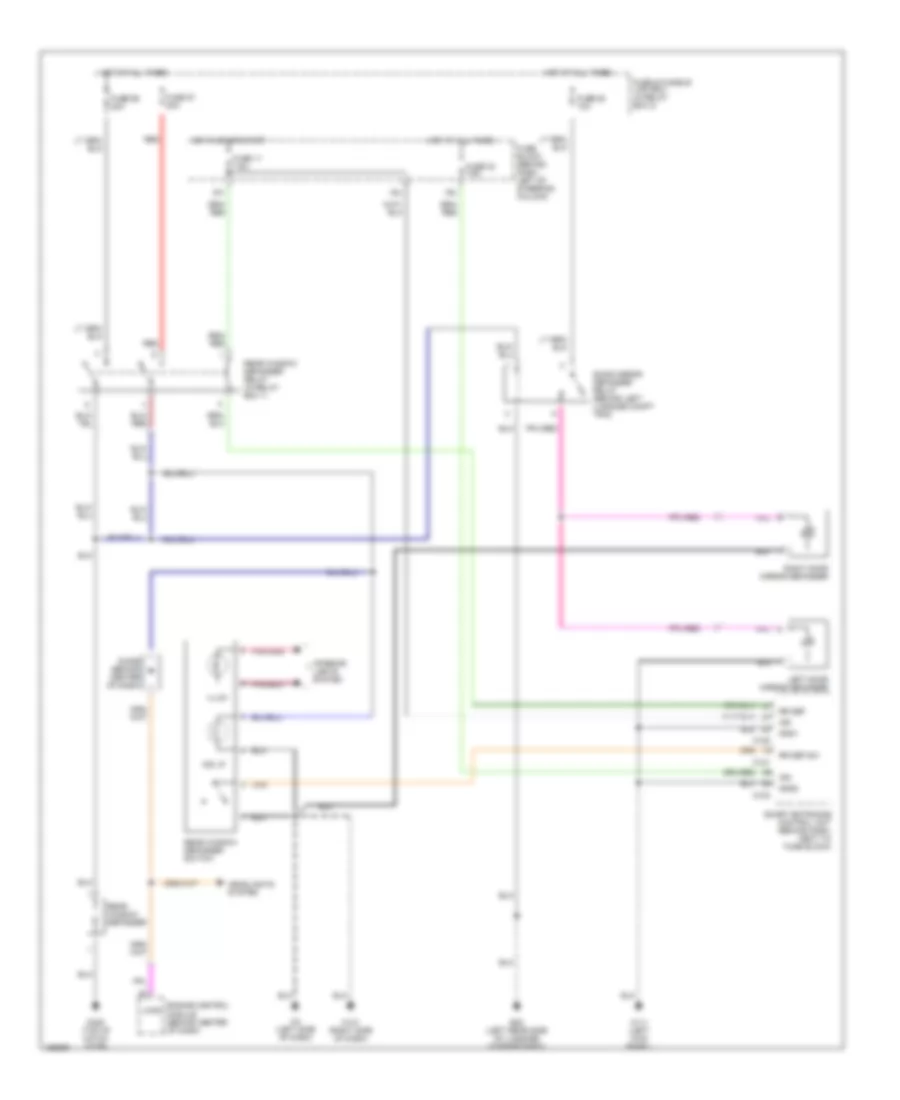 Defogger Wiring Diagram for Nissan Pathfinder SE 2002