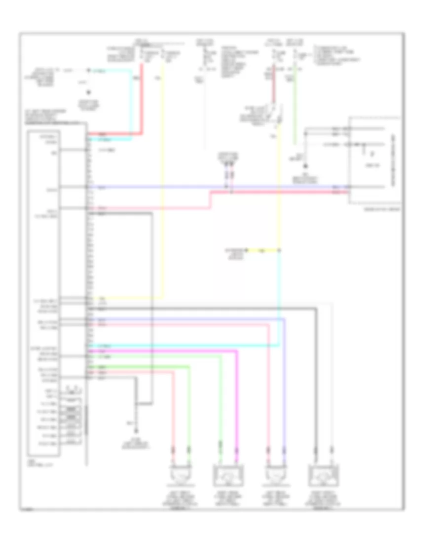 Anti lock Brakes Wiring Diagram without Traction Control for Nissan Xterra S 2005