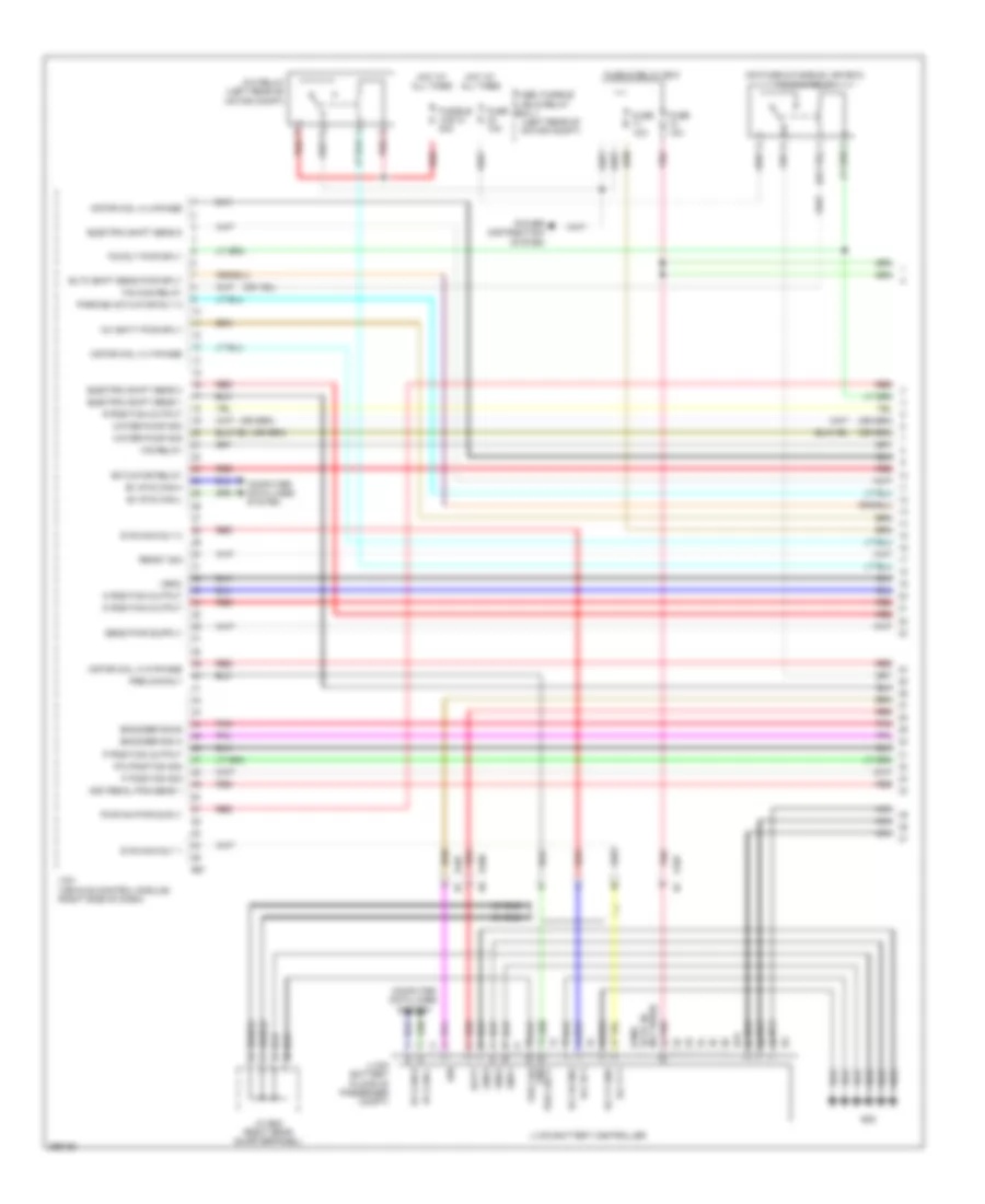 Engine Controls Wiring Diagram 1 of 6 for Nissan Leaf SL 2013