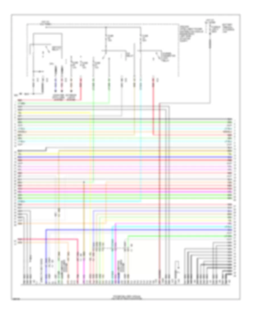 Engine Controls Wiring Diagram (4 of 6) for Nissan Leaf SL 2013