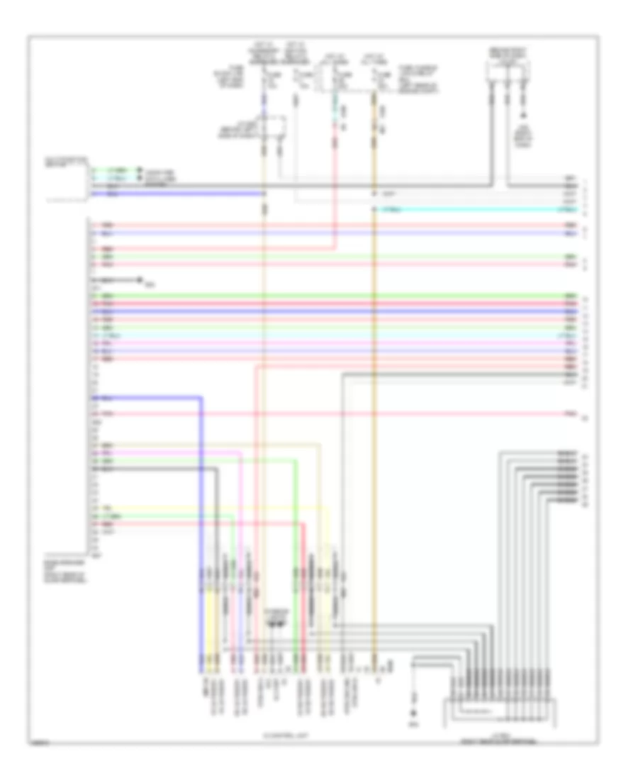Bose Radio Wiring Diagram (1 of 5) for Nissan Leaf SL 2013