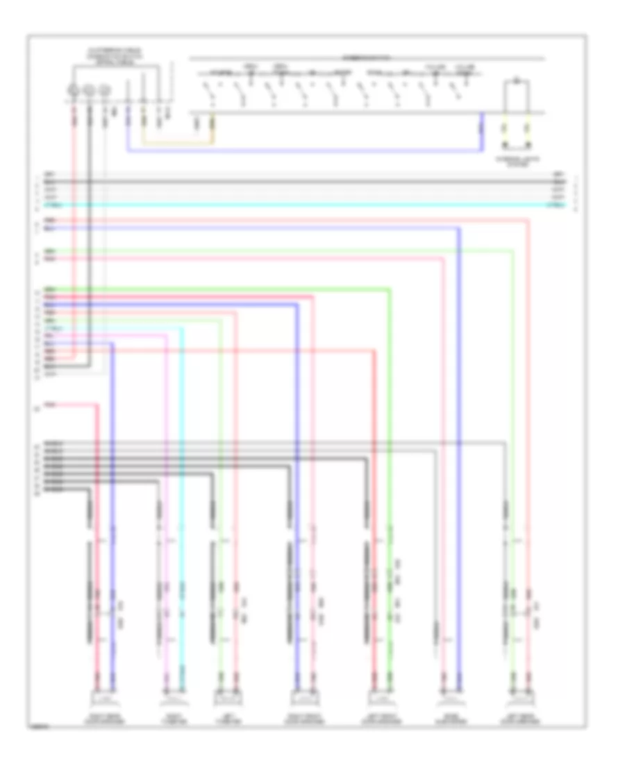 Bose Radio Wiring Diagram 2 of 5 for Nissan Leaf SL 2013