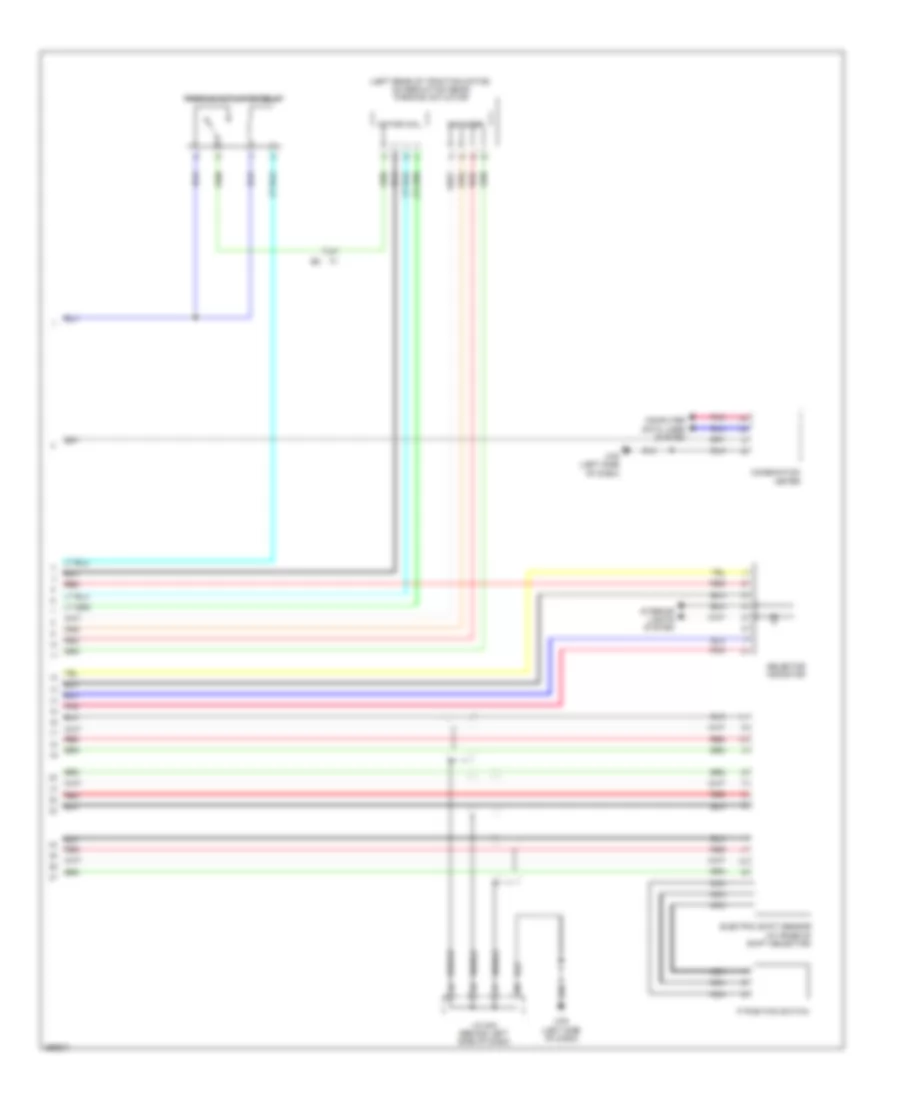 Transmission Wiring Diagram 2 of 2 for Nissan Leaf SL 2013
