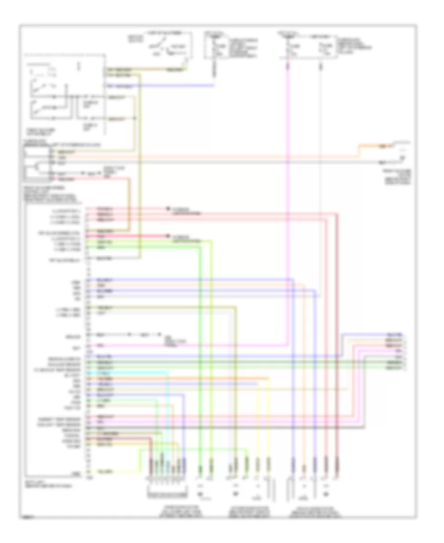 Automatic A C Wiring Diagram 1 of 2 for Nissan Quest GLE 2002