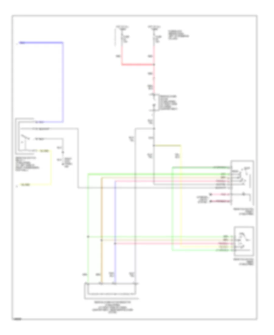 Manual AC Wiring Diagram (2 of 2) for Nissan Quest GLE 2002
