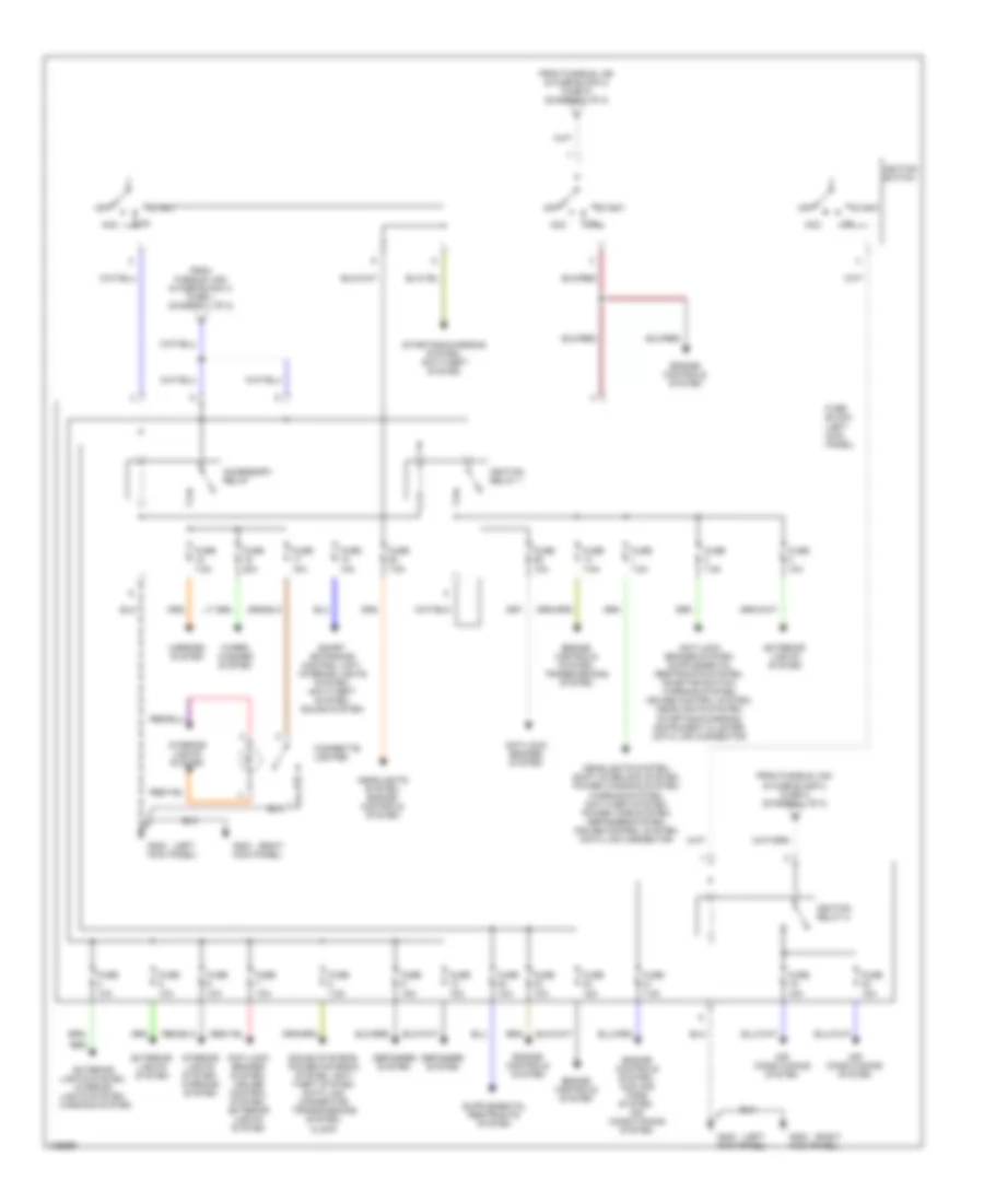 Power Distribution Wiring Diagram 2 of 2 for Nissan 240SX 1998