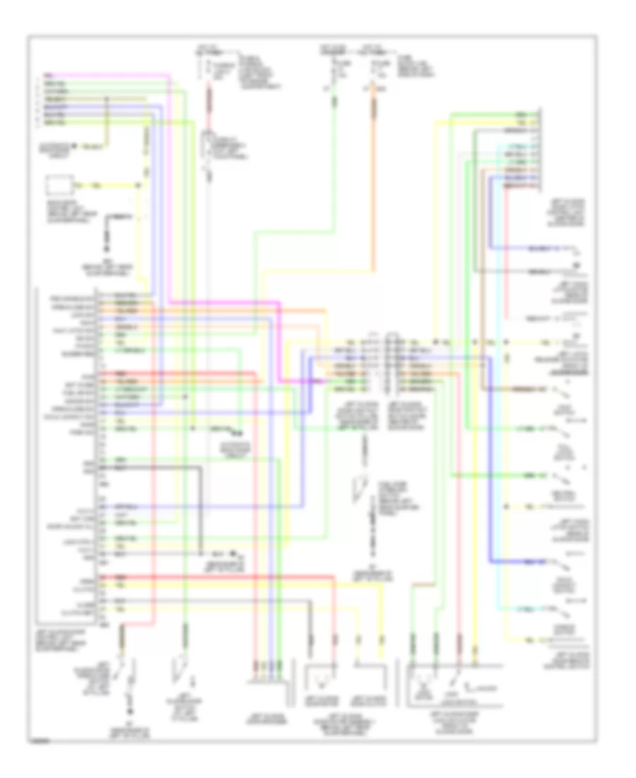 Right  Left Sliding Door Wiring Diagram 2 of 2 for Nissan Quest S 2008