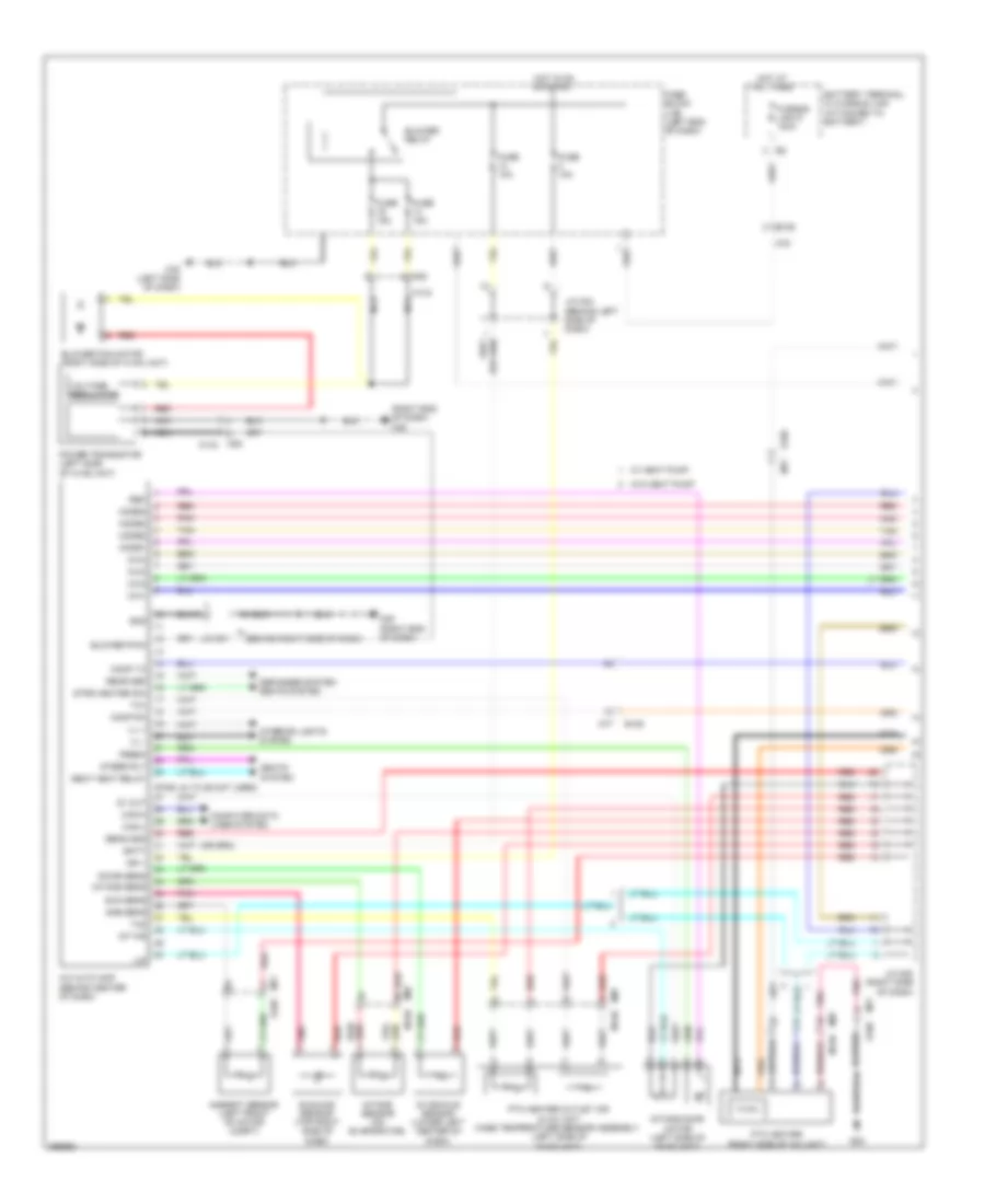 Automatic A C Wiring Diagram 1 of 3 for Nissan Leaf SV 2013