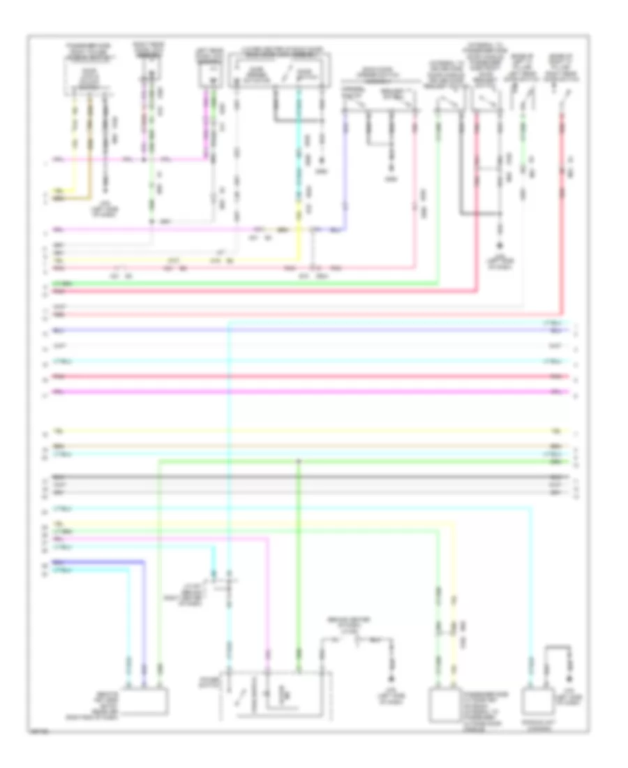 Forced Entry Wiring Diagram (2 of 4) for Nissan Leaf SV 2013