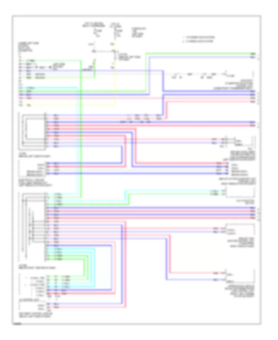 Computer Data Lines Wiring Diagram 1 of 2 for Nissan Leaf SV 2013
