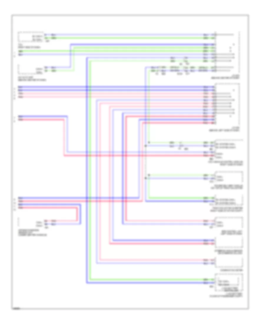 Computer Data Lines Wiring Diagram (2 of 2) for Nissan Leaf SV 2013