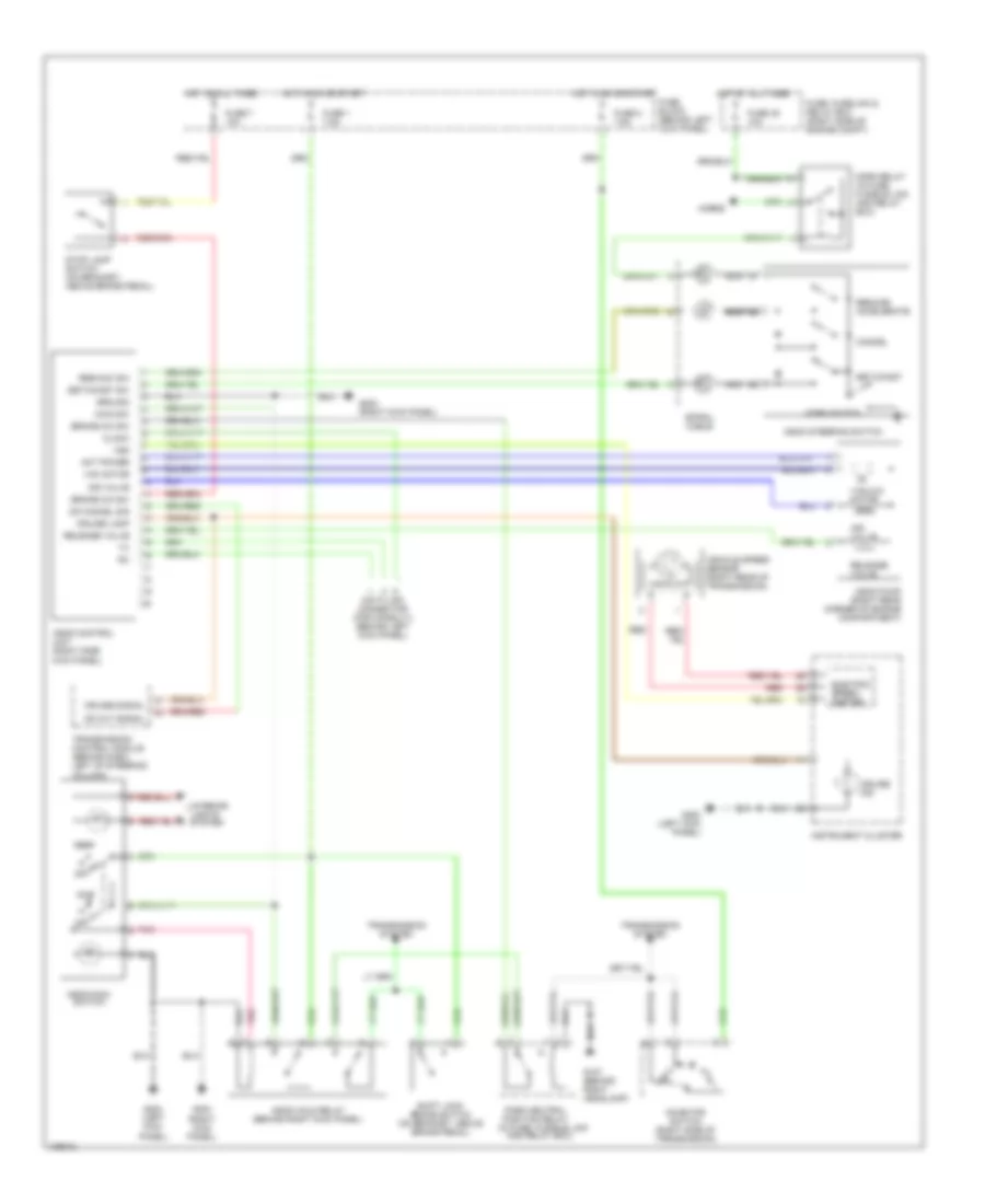 Cruise Control Wiring Diagram A T for Nissan 240SX LE 1998