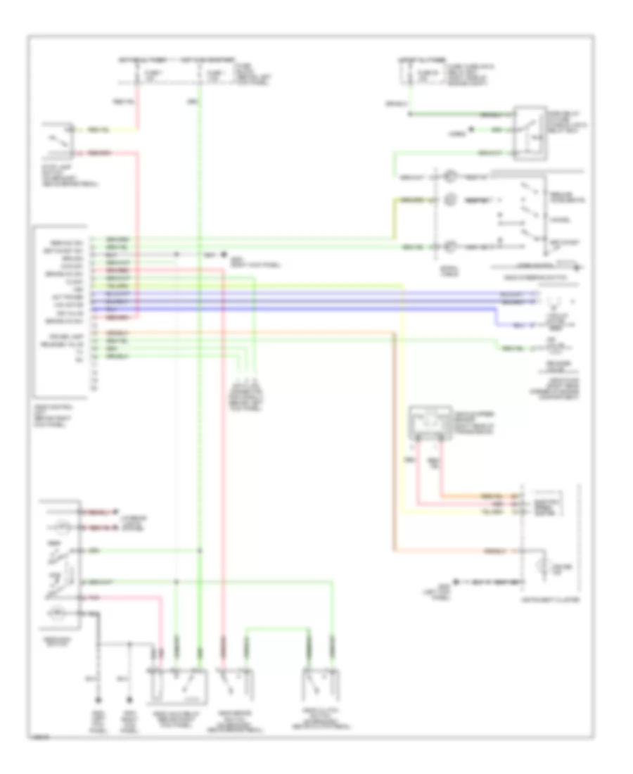 Cruise Control Wiring Diagram, MT for Nissan 240SX LE 1998