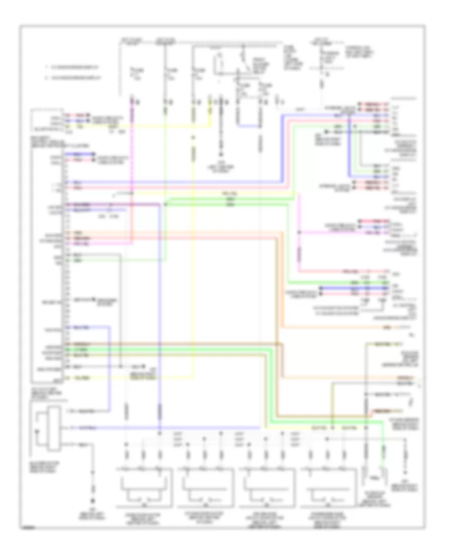 Automatic A C Wiring Diagram 1 of 2 for Nissan Maxima S 2013