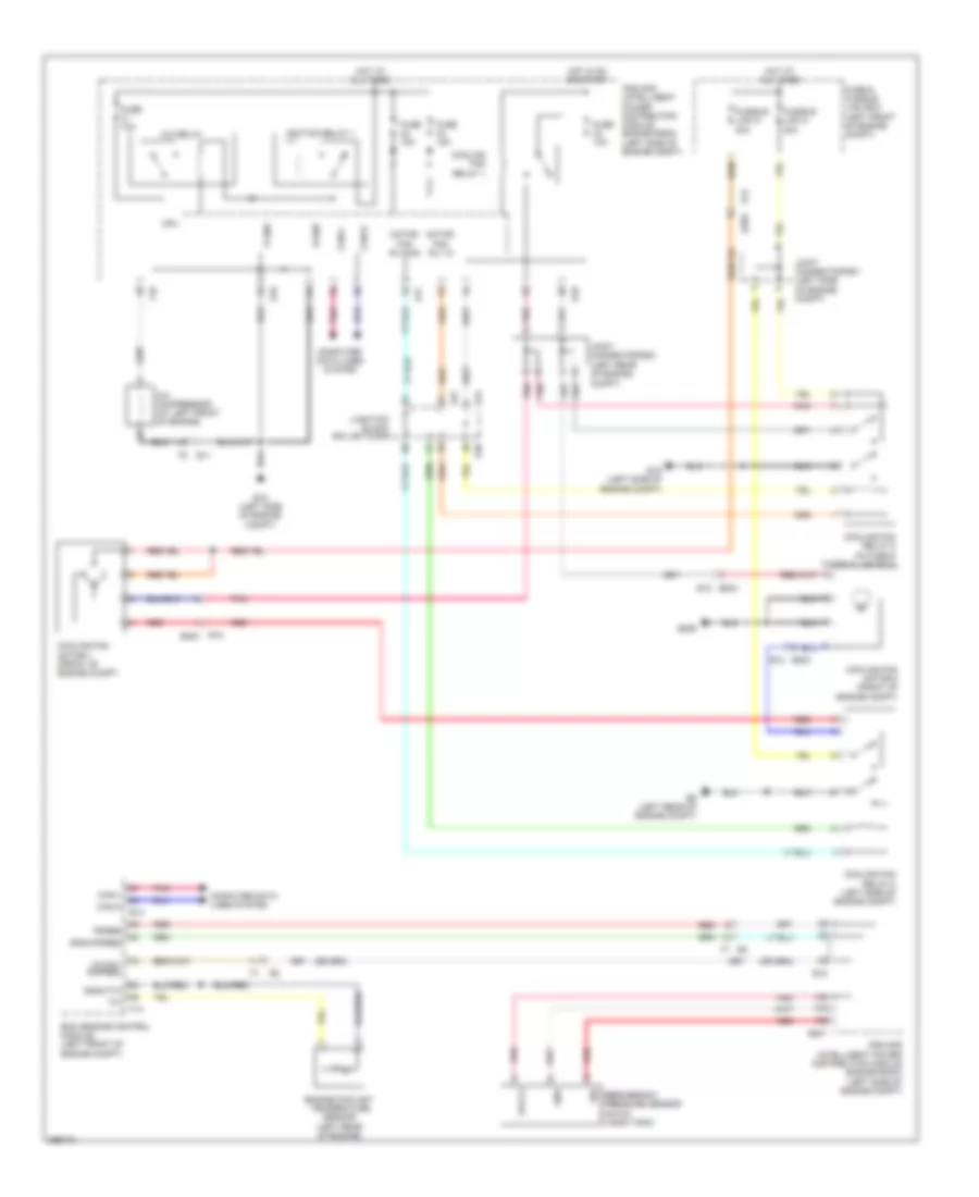 Cooling Fan Wiring Diagram for Nissan Maxima S 2013