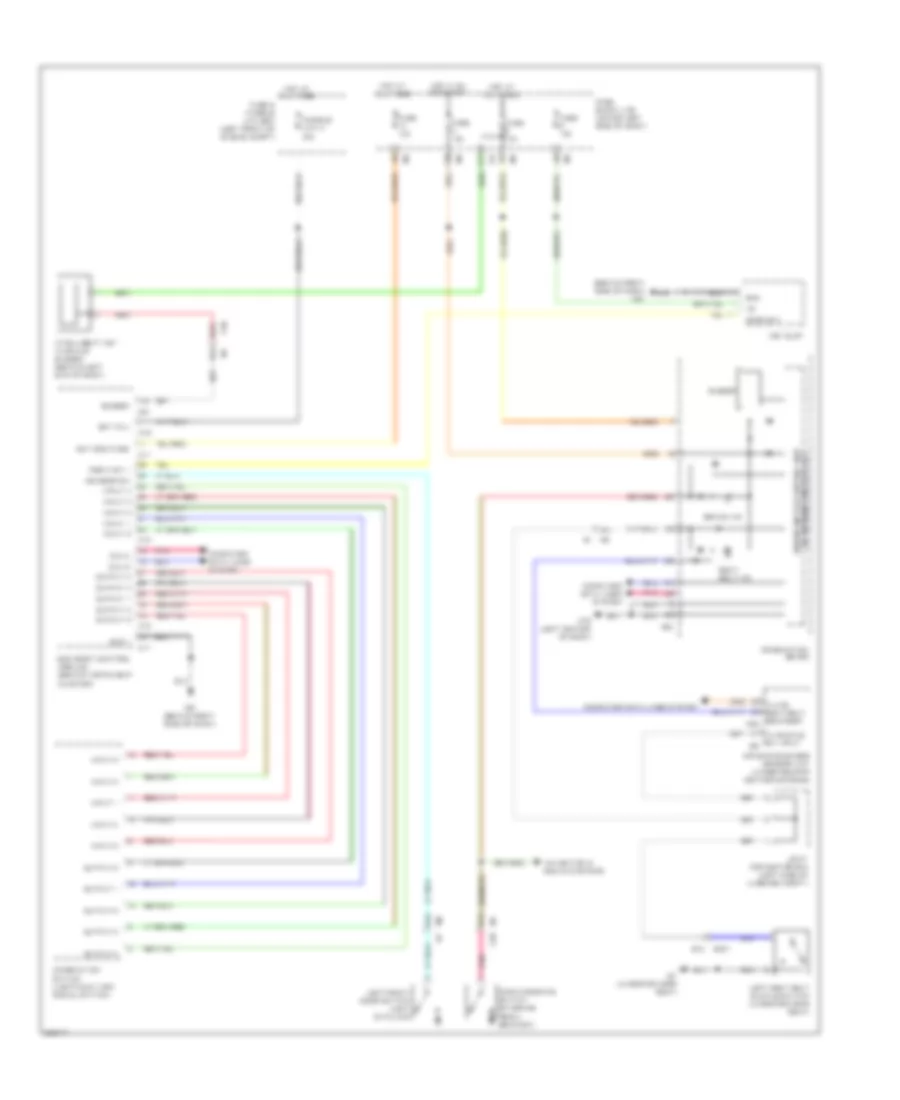 Chime Wiring Diagram for Nissan Maxima S 2013