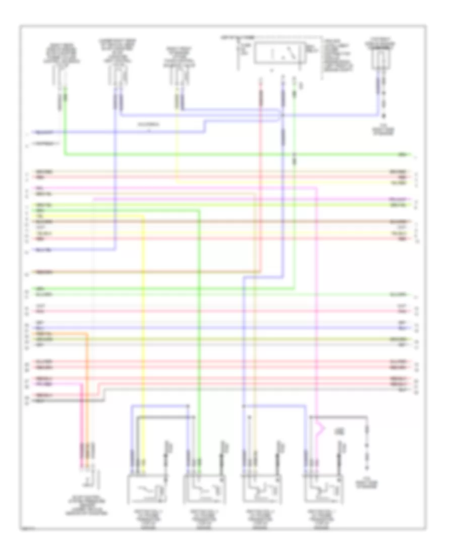 2.0L, Engine Performance Wiring Diagram (2 of 5) for Nissan Sentra SE-R 2010