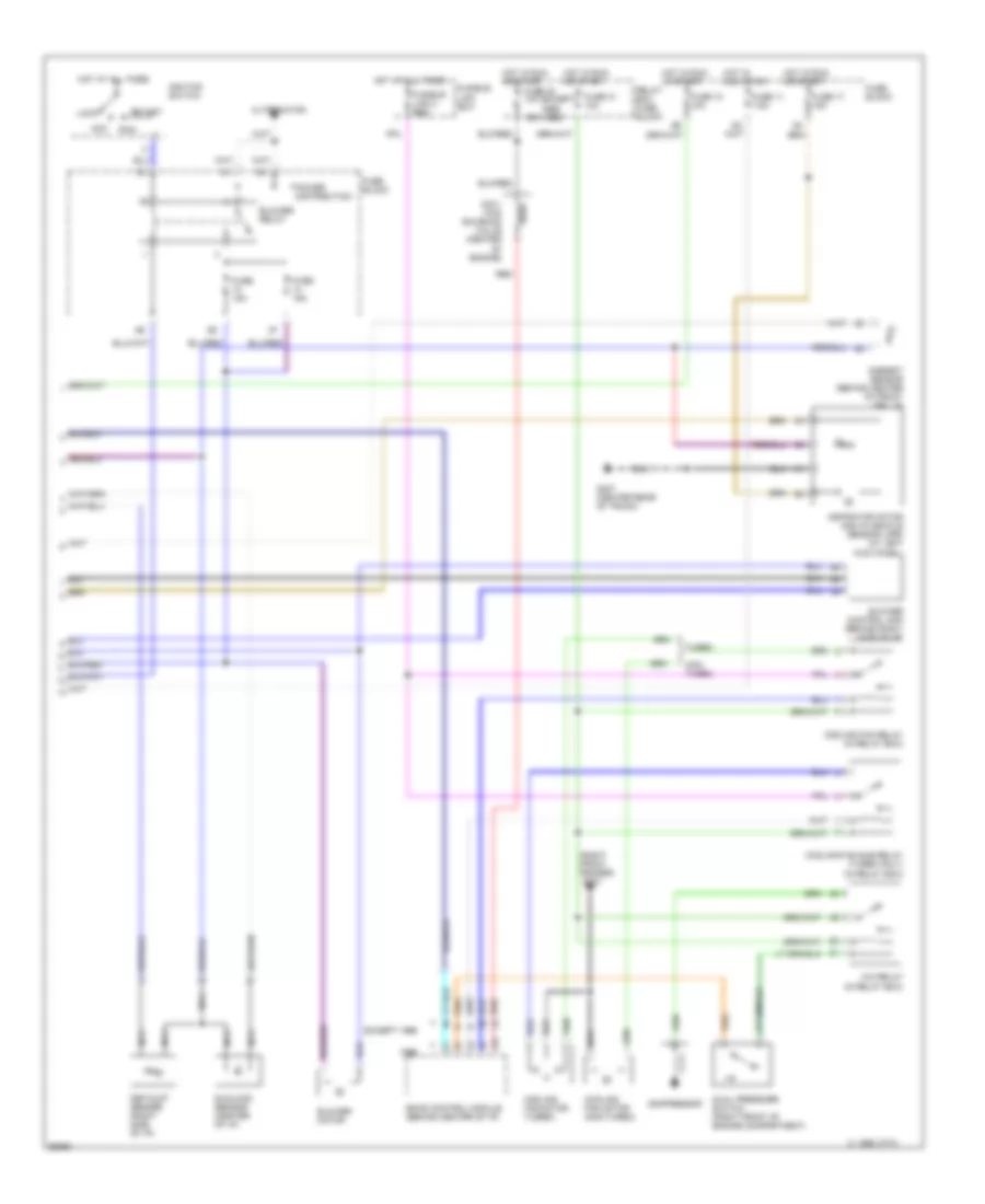 AC Wiring Diagram, Auto AC (2 of 2) for Nissan 300ZX 1994