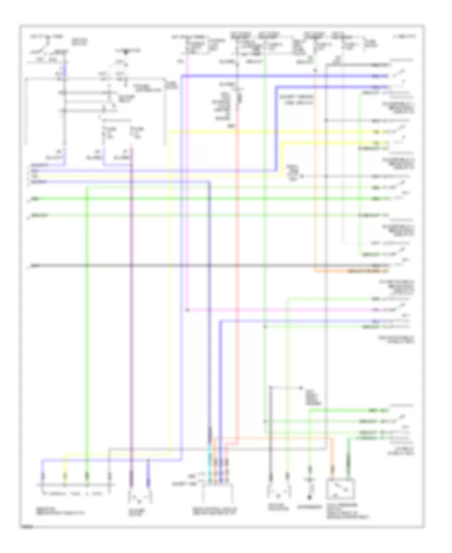 AC Wiring Diagram, Manual AC (2 of 2) for Nissan 300ZX 1994