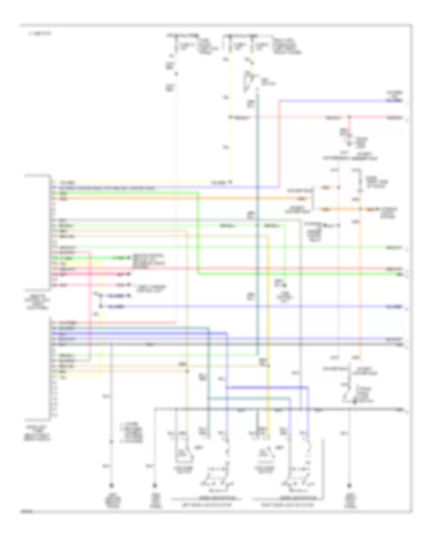 Keyless Entry Wiring Diagram 1 of 2 for Nissan 300ZX 1994