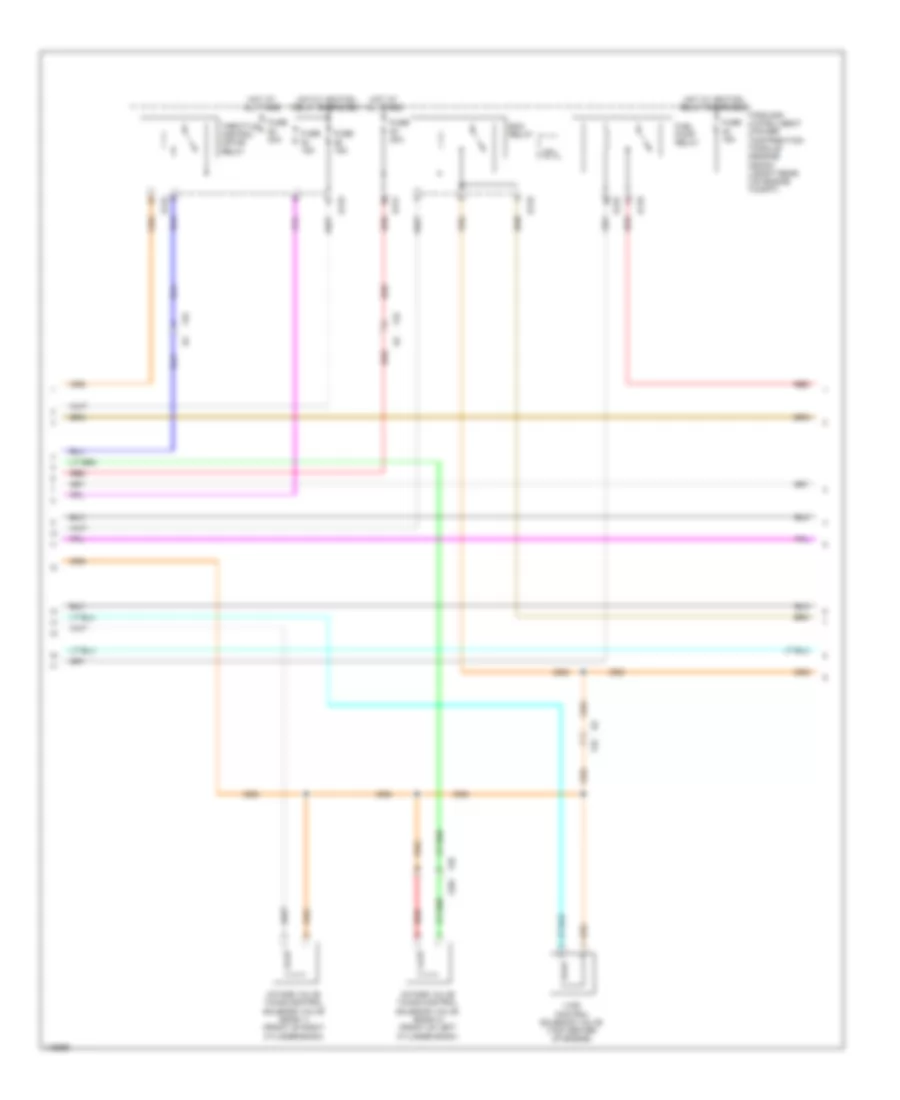 4.0L, Engine Performance Wiring Diagram (3 of 6) for Nissan NV2500 HD S 2014