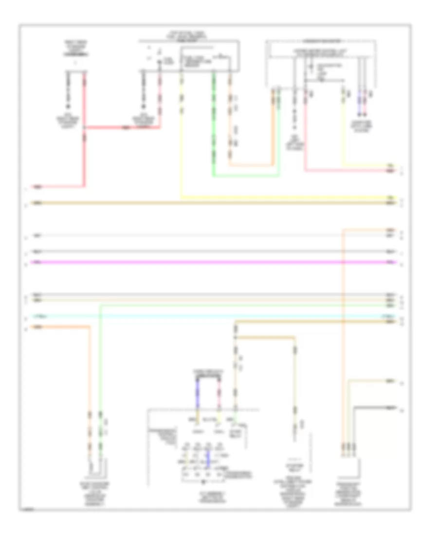 4.0L, Engine Performance Wiring Diagram (4 of 6) for Nissan NV2500 HD S 2014