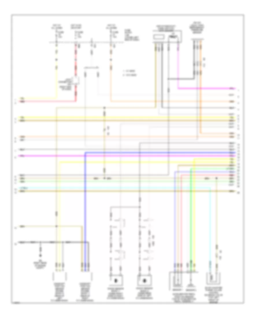 4.0L, Engine Performance Wiring Diagram (5 of 6) for Nissan NV2500 HD S 2014