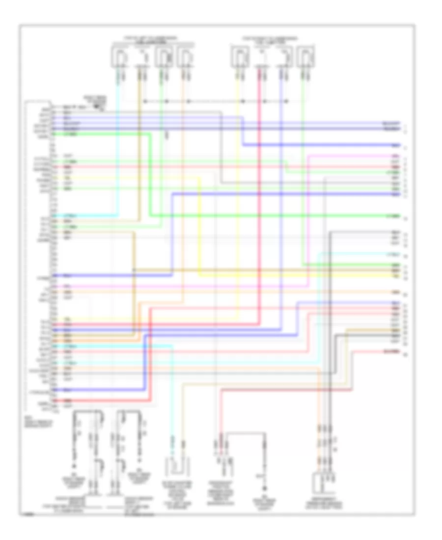 5.6L, Engine Performance Wiring Diagram (1 of 5) for Nissan NV2500 HD S 2014