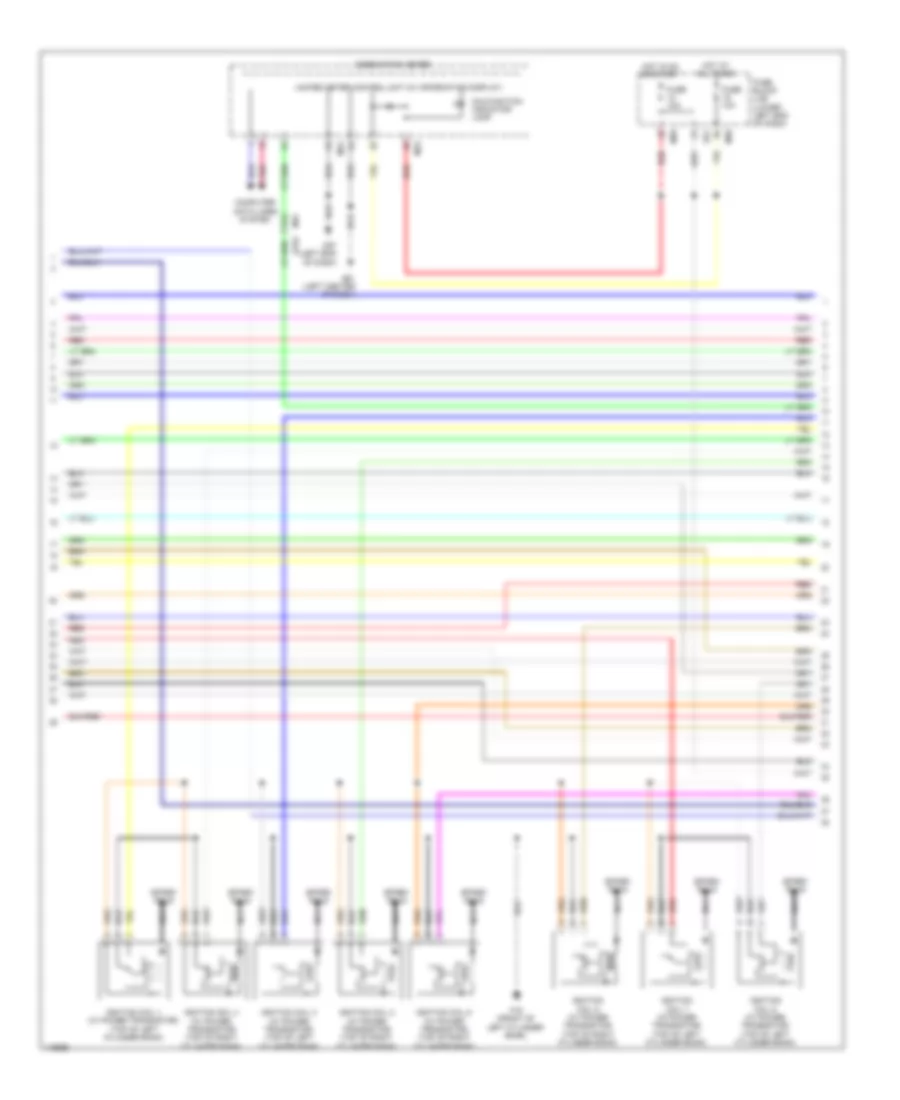 5.6L, Engine Performance Wiring Diagram (2 of 5) for Nissan NV2500 HD S 2014