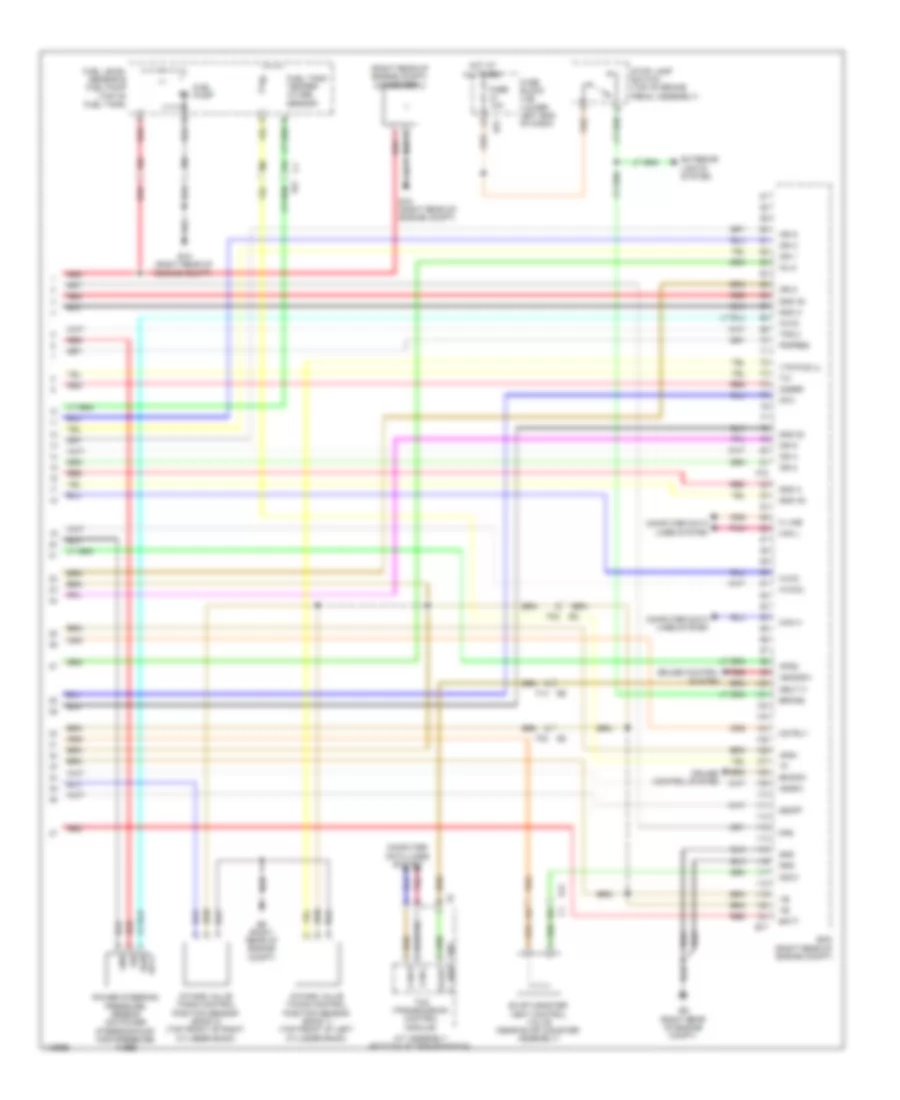 5.6L, Engine Performance Wiring Diagram (5 of 5) for Nissan NV2500 HD S 2014
