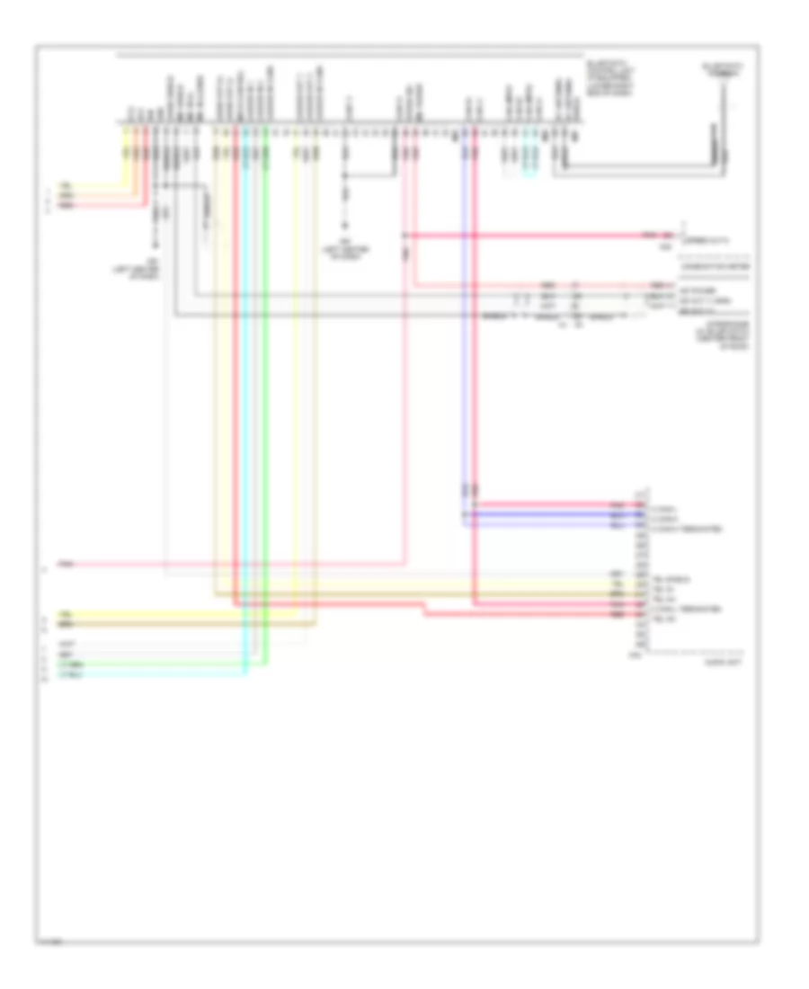 Mid-Line Radio Wiring Diagram (2 of 2) for Nissan NV2500 HD S 2014