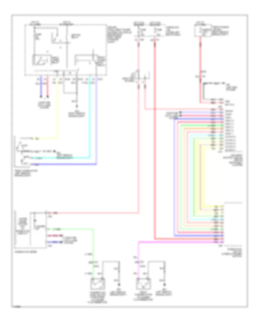 WiperWasher Wiring Diagram for Nissan NV2500 HD S 2014